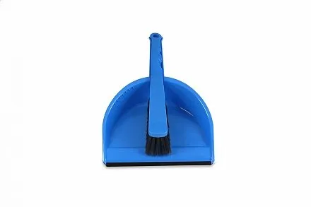 10090160-1-Blik-en-veger Blik en veger kunststof blauw